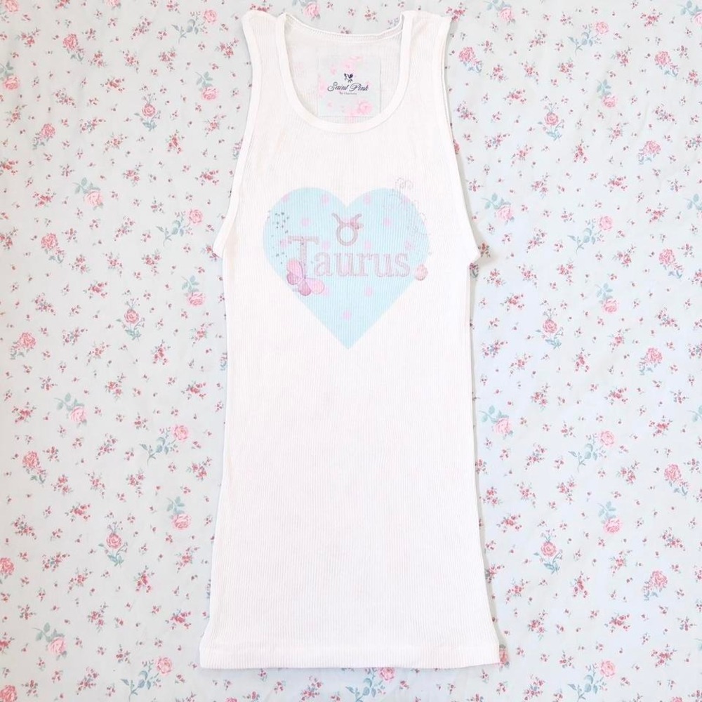 taurus zodiac graphic baby tank